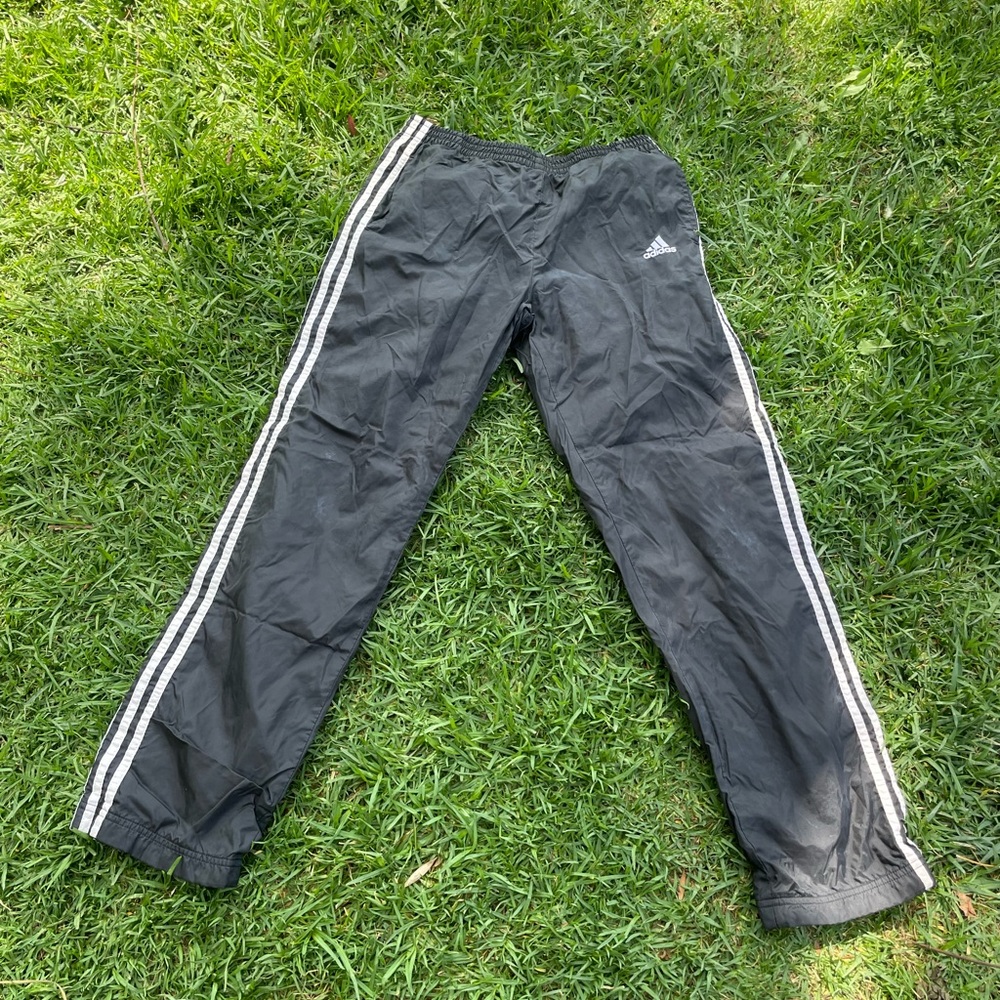 GRAILS VINTAGE 90s ADIDAS BREAK AWAY TEAR AWAY WARM UP PANTS YOUTH XL